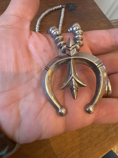 Solid Silver Necklace with Naja