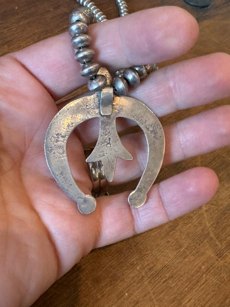 Solid Silver Necklace with Naja
