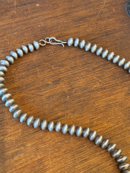 Solid Silver Necklace with Naja